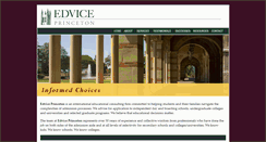 Desktop Screenshot of edviceprinceton.com